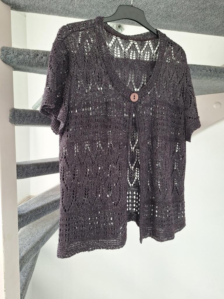 Gebreid vestje maat 46/48 (XL) of groter, Kleding | Dames, Truien en Vesten, Ophalen of Verzenden, Gedragen, Maat 46/48 (XL) of groter