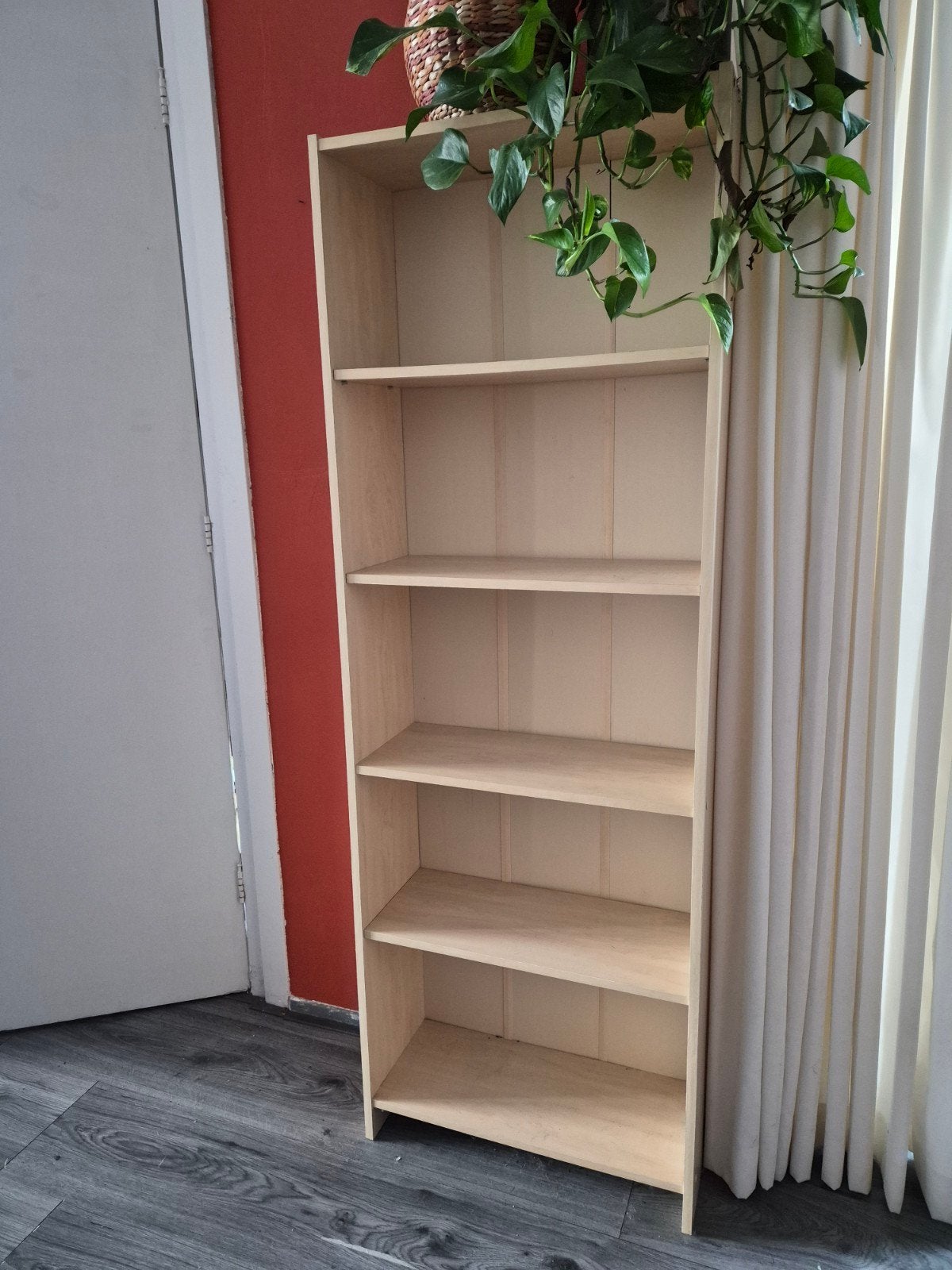 licht eiken Boekenkast - 171x60x24 cm, Huis en Inrichting, Kasten | Boekenkasten, Ophalen, Met plank(en), Gebruikt, 50 tot 100 cm
