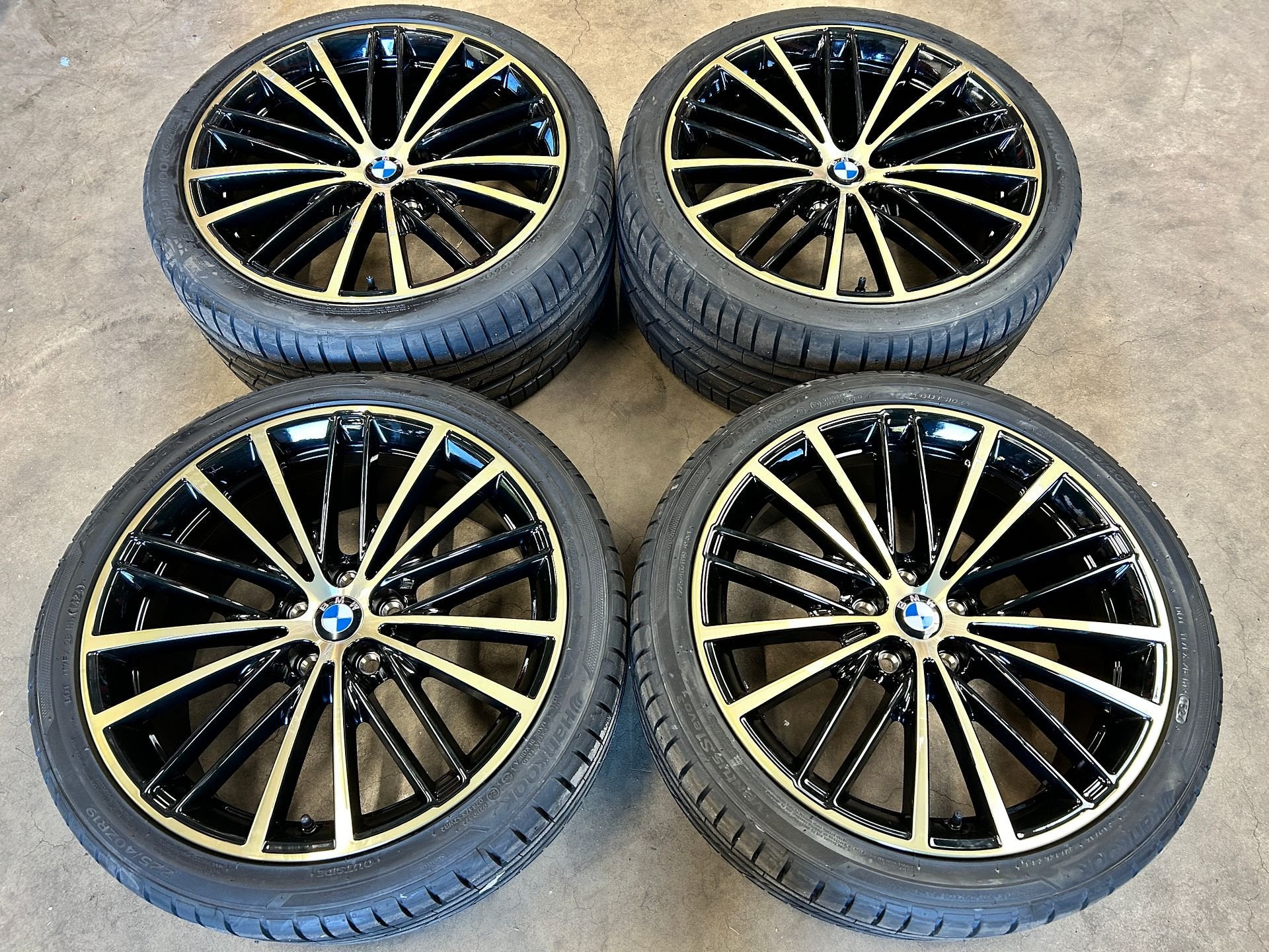 19 inch originele velgen + ☀️ | ❄️ banden BMW 3 4 serie 635, 19 inch, -, -, Banden en Velgen