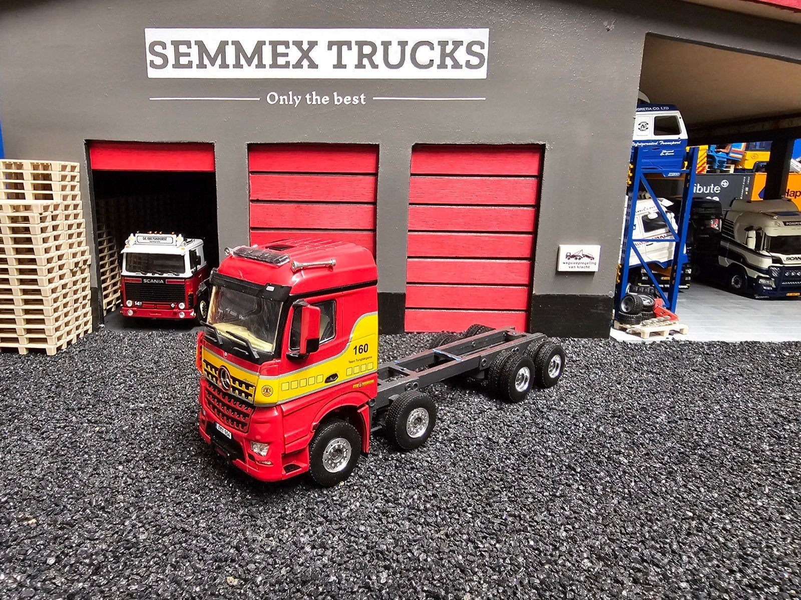 wsi Mercedes arocs 4 assige bakwagen. a keus verbouw., Ophalen, Zo goed als nieuw, Bus of Vrachtwagen, Wsi