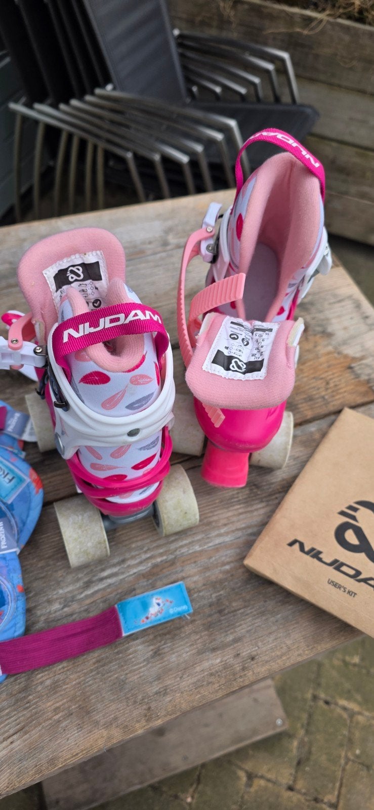 Nieuwe roze verstelbare rolschaatsen voor kinderen, Ophalen of Verzenden, Verstelbaar, Nieuw, Kinderen