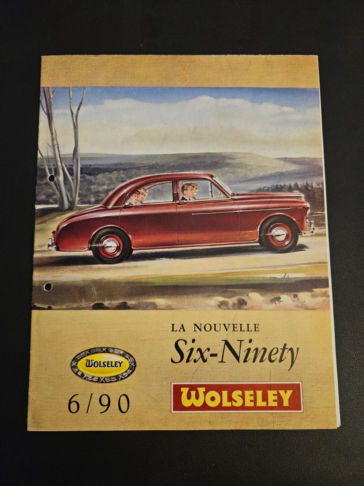 Brochure Wolseley Six-Ninety 1956, Ophalen of Verzenden, Zo goed als nieuw, Overige merken
