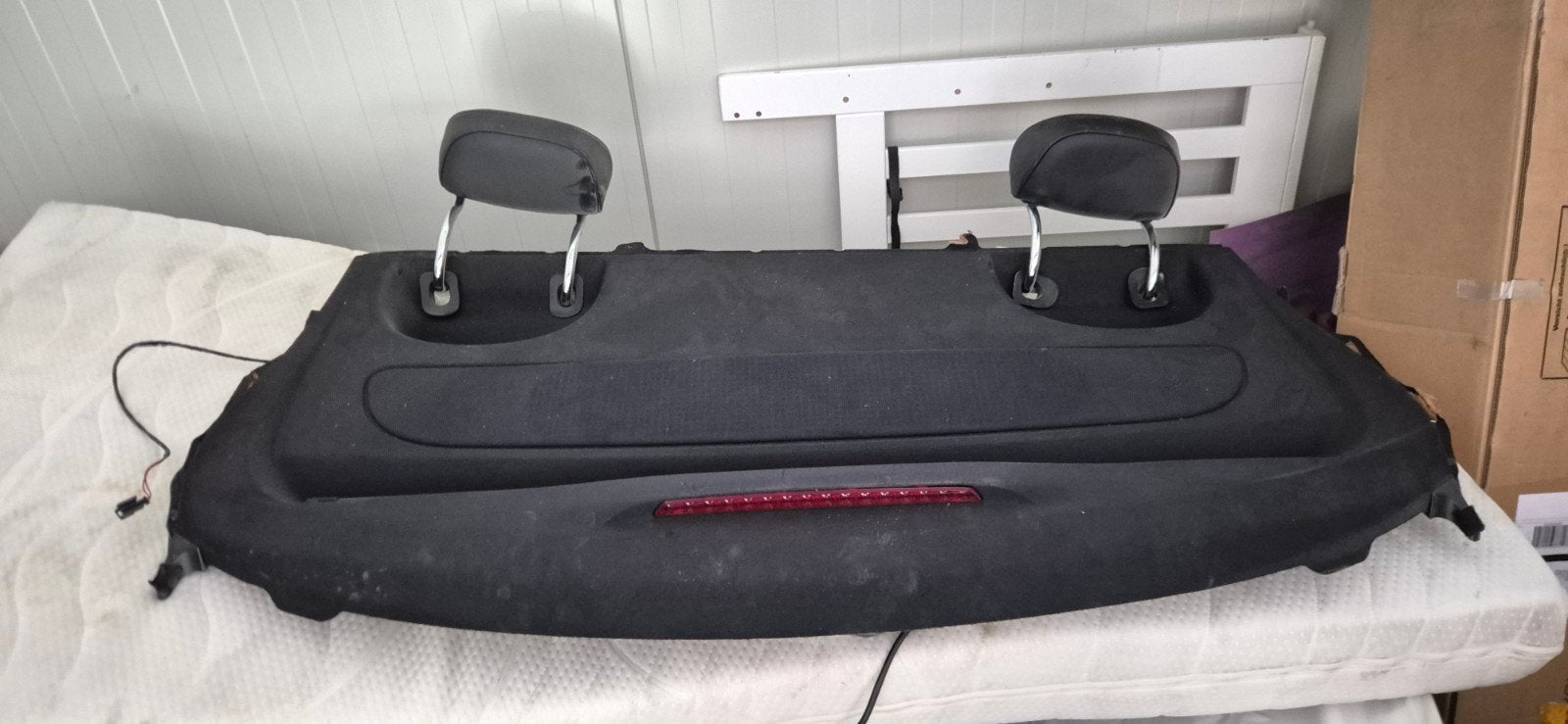 Hoedenplank Mercedes W219 CLS met hoofdsteunen en rolgordijn, Ophalen, Gebruikt, Mercedes-Benz