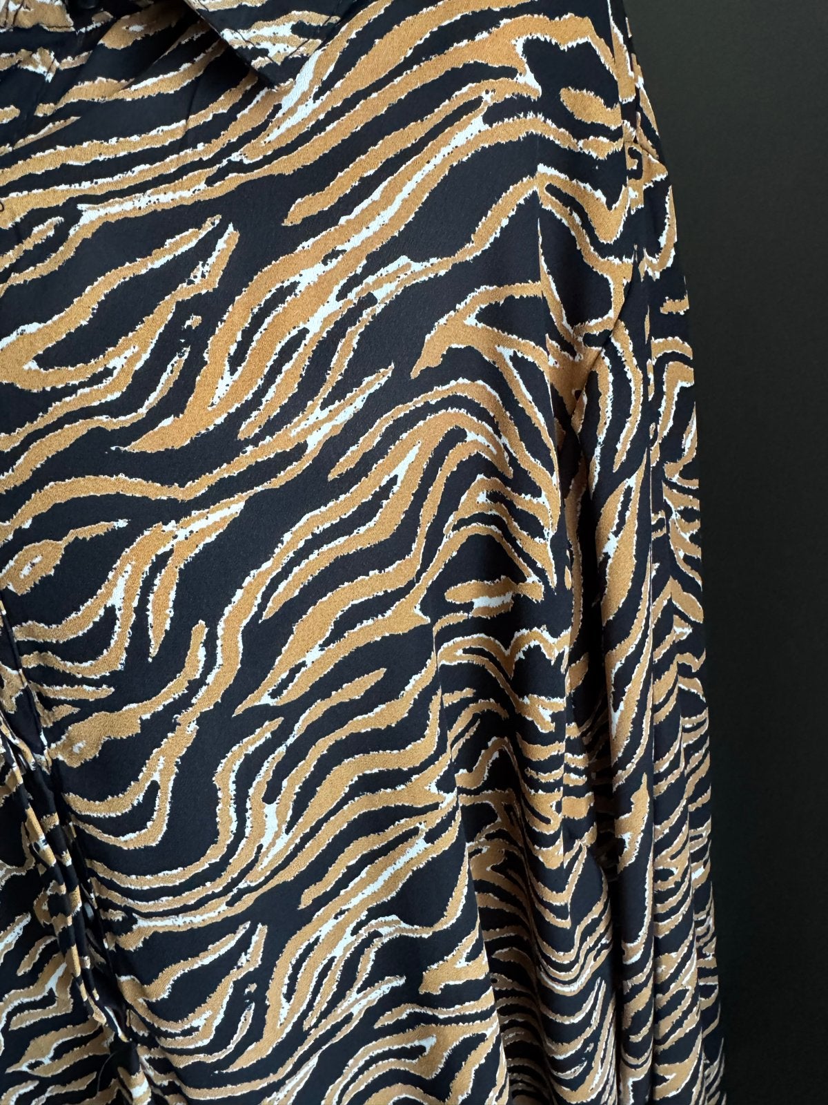 Blousejurk 3XL met zebraprint nieuw, Meerkleurig, Maat 46/48 (XL) of groter, Ophalen of Verzenden, Knielengte