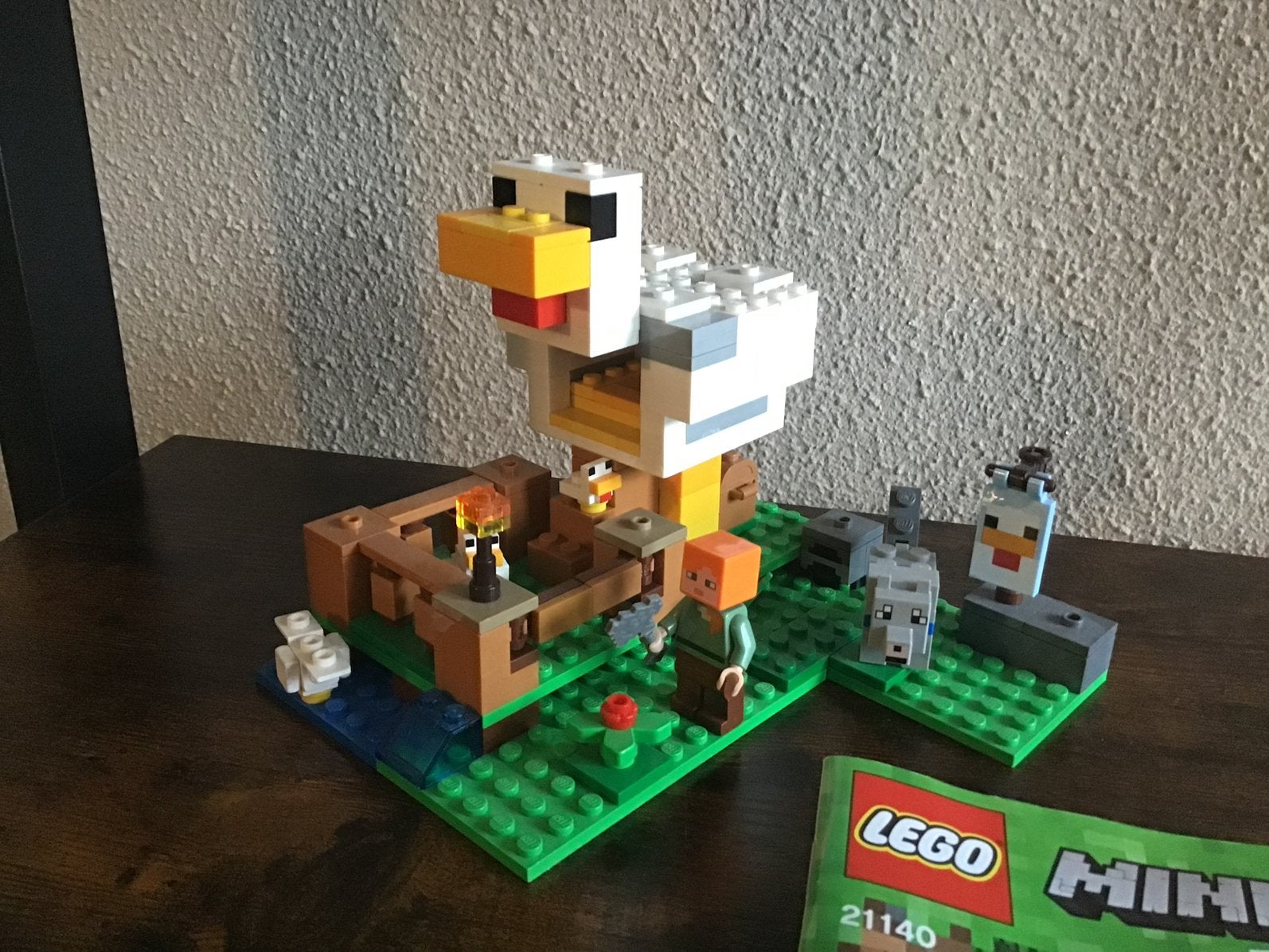 Lego minecraft 21140 kippenhok, Ophalen, Zo goed als nieuw, Lego