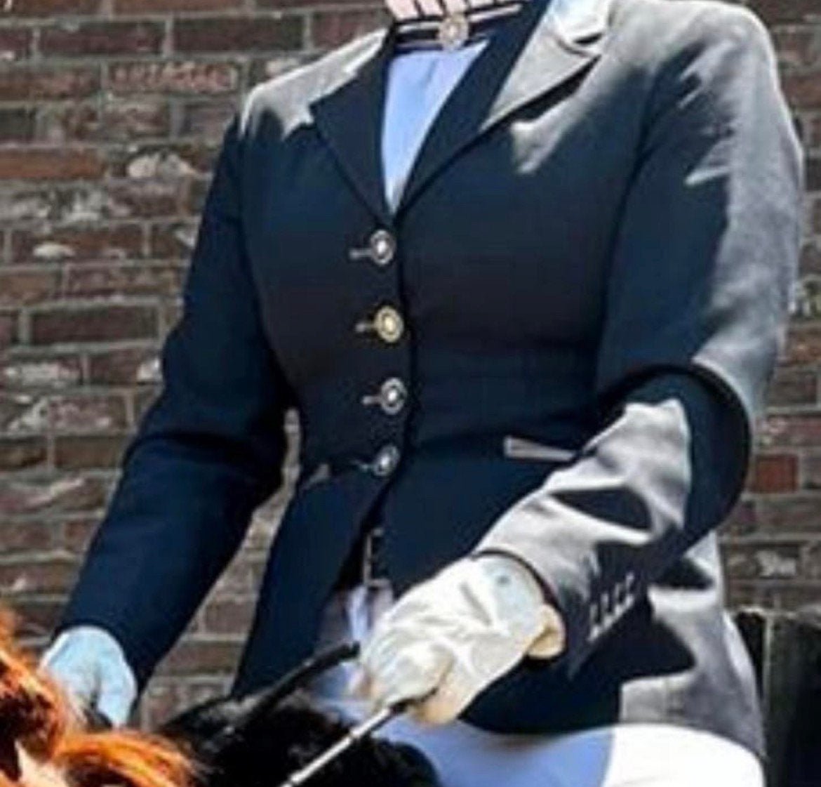 Chique Juuls wedstrijdjasje donkerblauw, Dieren en Toebehoren, Verzenden, Gebruikt, Dressuur