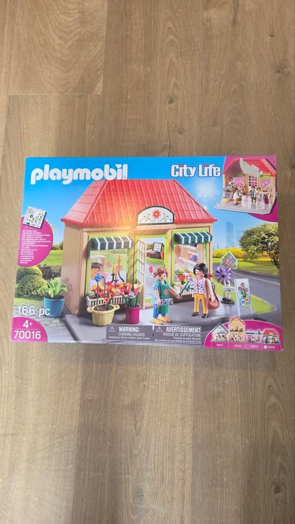 Playmobil City Life 70016 Bloemenwinkel in doos, Kinderen en Baby's, Speelgoed | Playmobil, Ophalen of Verzenden, Nieuw, Complete set