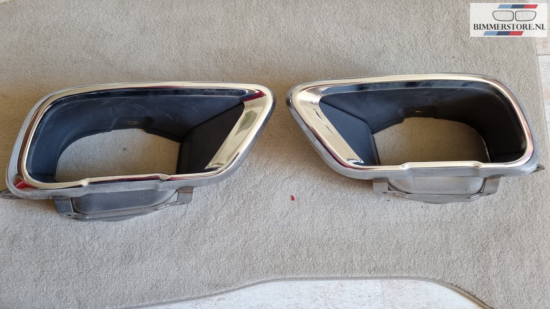 Originele chromen uitlaat sierstuk set BMW X5 G05 / X6 G06 /, Auto-onderdelen, Gebruikt, -, -, Ophalen of Verzenden