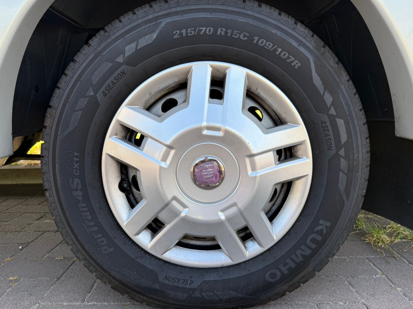 Wielset ducato stalen velgen 15 inch, Ophalen