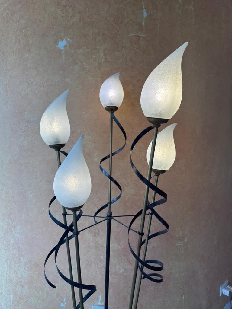 exclusieve lamp Brons zwart, Ophalen, Zo goed als nieuw, 150 tot 200 cm