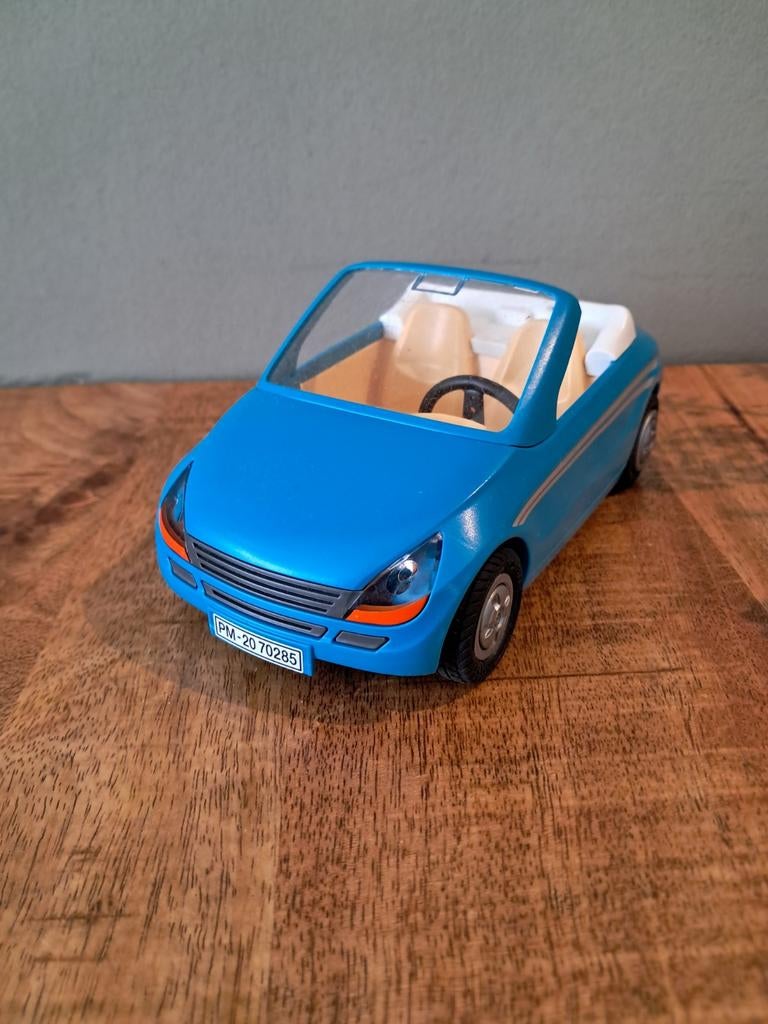 Playmobil auto blauw, Ophalen of Verzenden, Zo goed als nieuw, Los playmobil