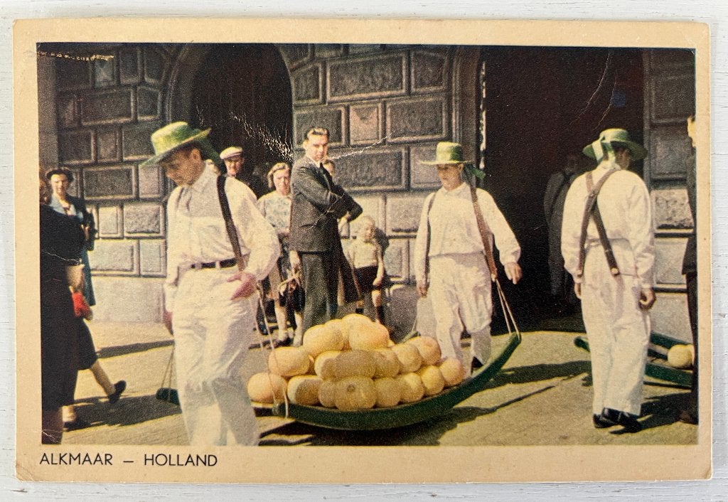 Oude Ansichtkaart  -  Alkmaar, Verzamelen, Ansichtkaarten | Nederland, Ophalen of Verzenden, 1940 tot 1960, Gelopen, Noord-Holland