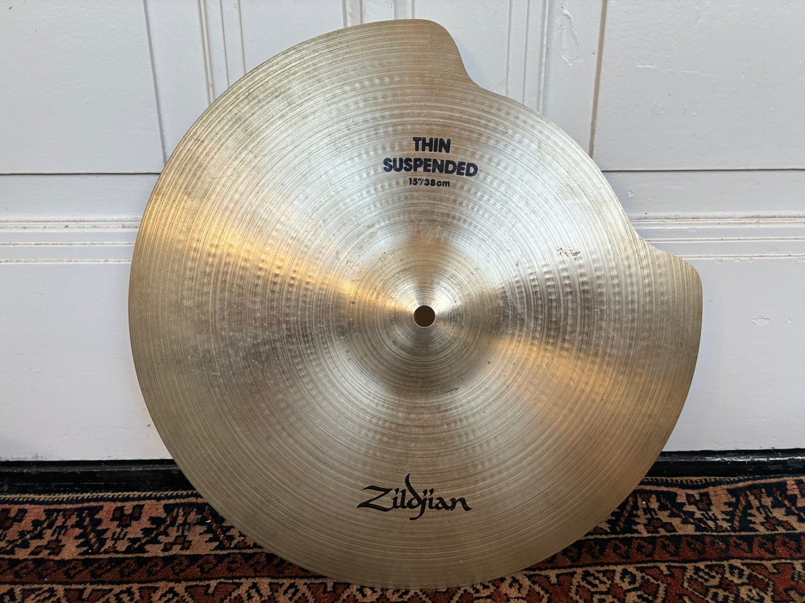 Zildjian 80s COstamp Thin Suspended Crash 15”repaired Bekken, Muziek en Instrumenten, Ophalen, Gebruikt, Overige soorten, Zildjian