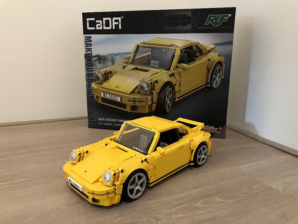 Cada Porsche Ruf CTR 2017 Yellow / C62003W, Ophalen, Zo goed als nieuw, Compleet, Complete set