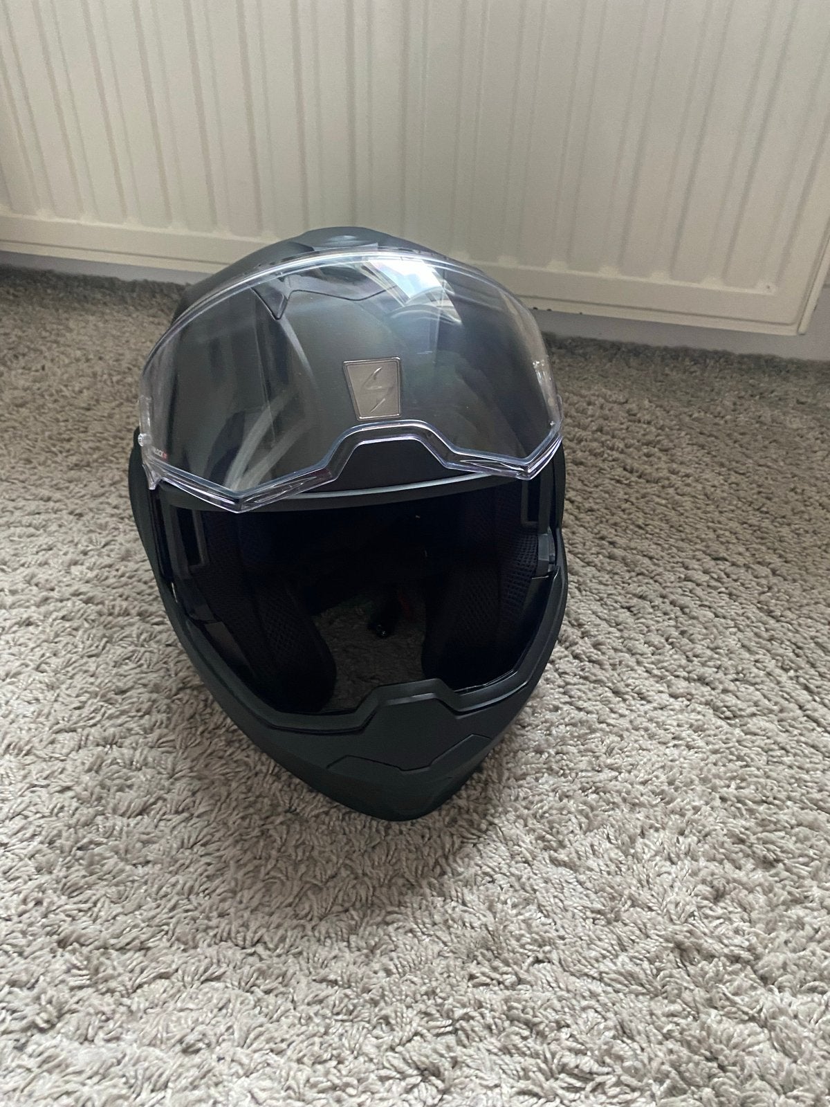 Helm Scorpion EXO-Tech EVO, Motoren, Kleding | Motorhelmen, Heren, Systeemhelm, Overige merken, Tweedehands, Ophalen of Verzenden