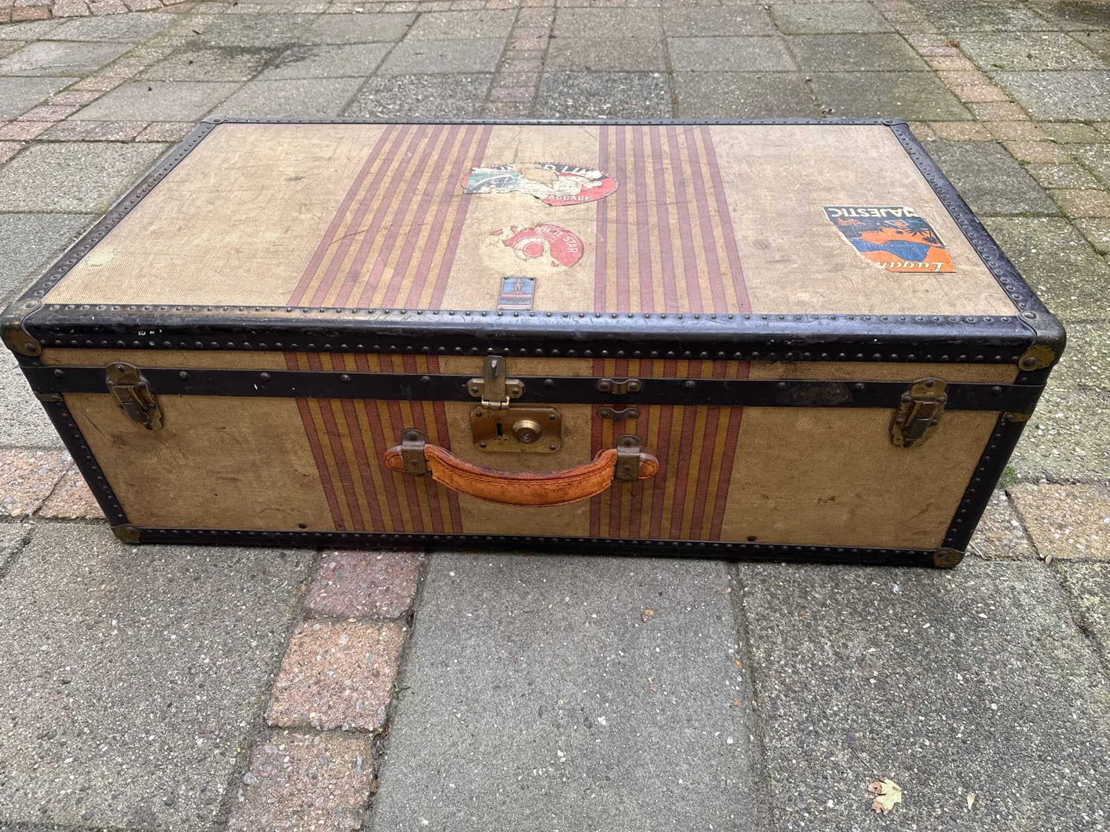 Antieke Oshkosh Trunks Koffer - Vintage Reiskoffer, Ophalen