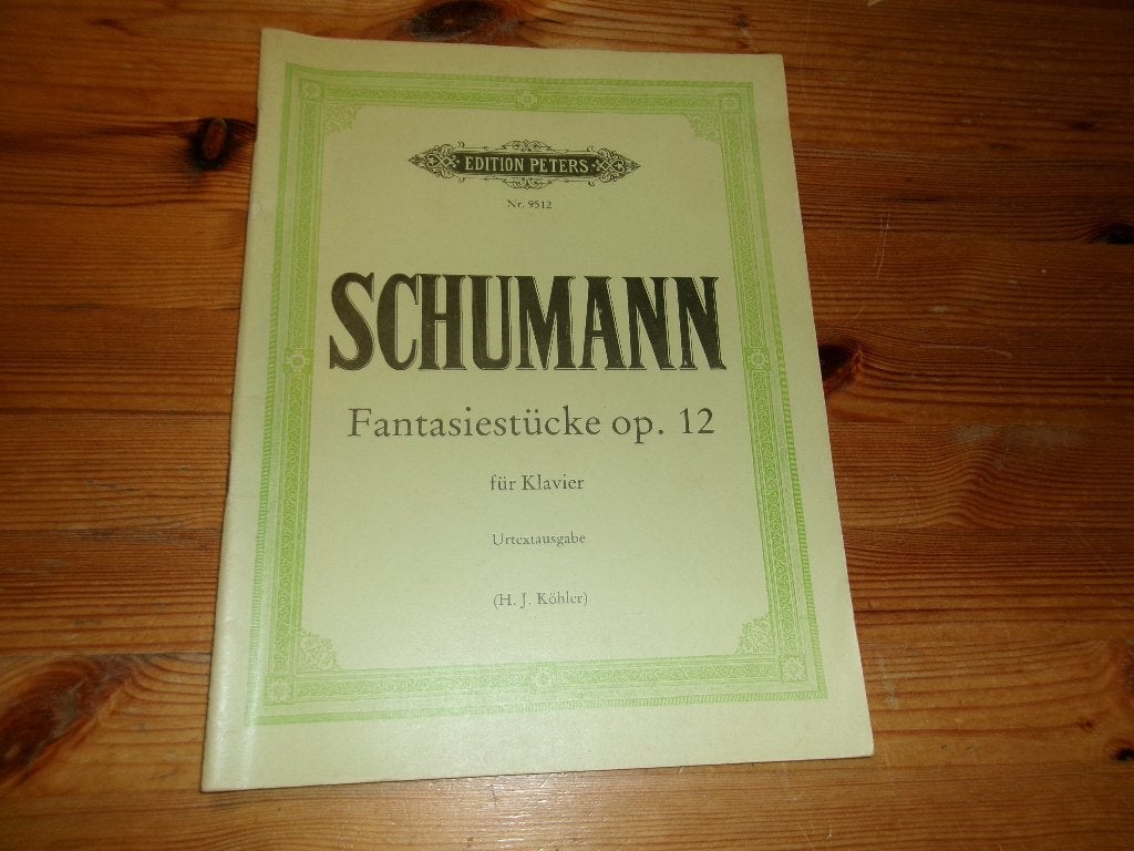 Schumann - fantasiestucke op.12, Klassiek, Ophalen of Verzenden, Zo goed als nieuw, Artiest of Componist