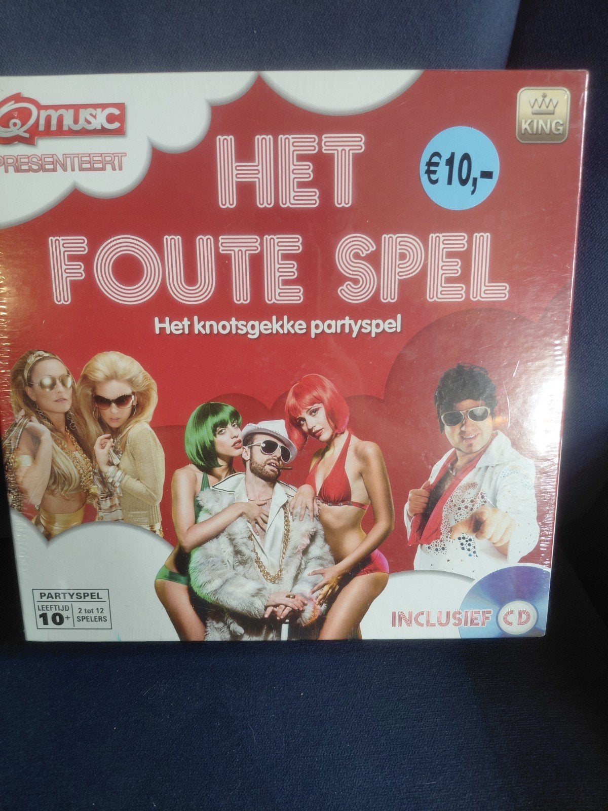 Het Foute Spel - Het knotsgekke partyspel inclusief CD, Vijf spelers of meer, Ophalen of Verzenden, Nieuw, Qmusic