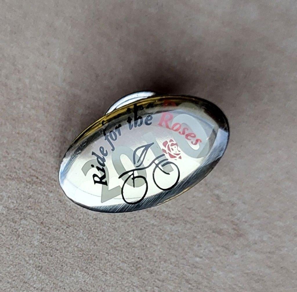 Ride for the Roses 2010 Fiets pin Venlo, Gebruikt, Niet vindbaar, Niet vindbaar, Speldje of Pin