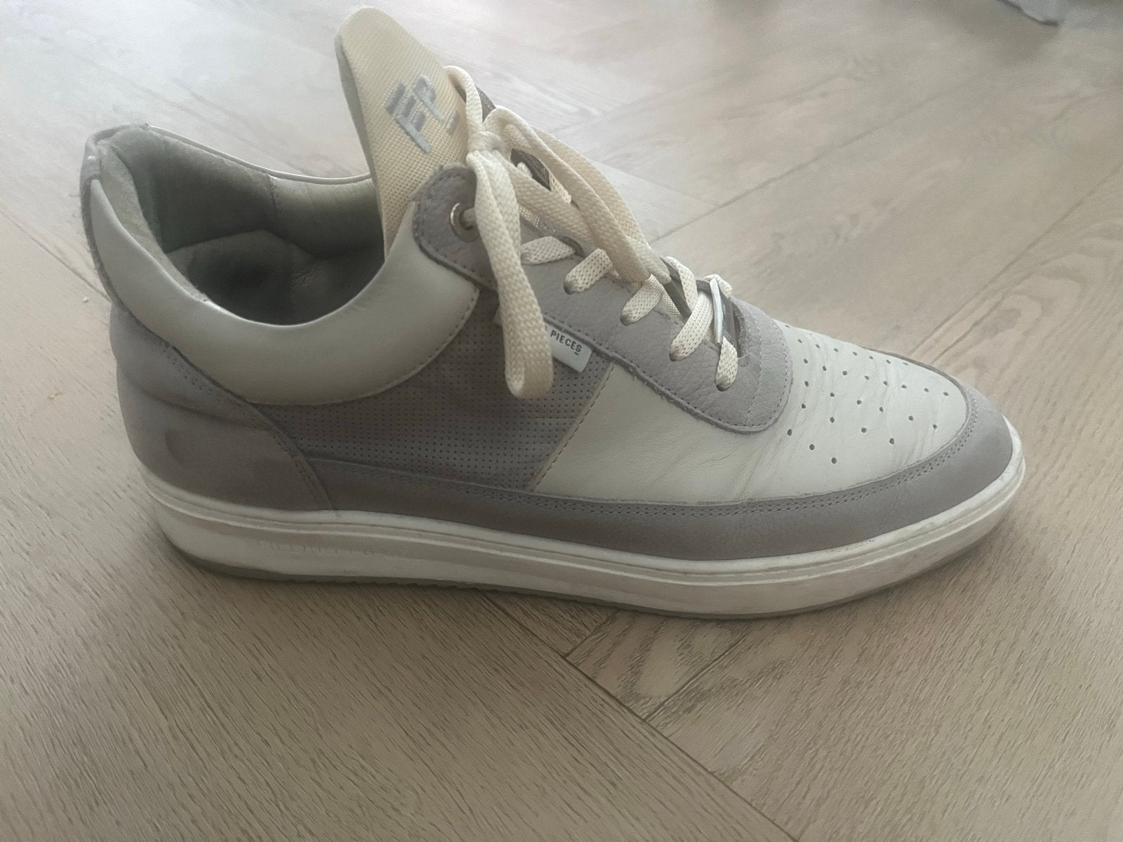 Filling Pieces Sneakers - Lichtgrijs/Offwhite - Maat 44, Kleding | Heren, Schoenen, Ophalen, Zo goed als nieuw, Overige kleuren