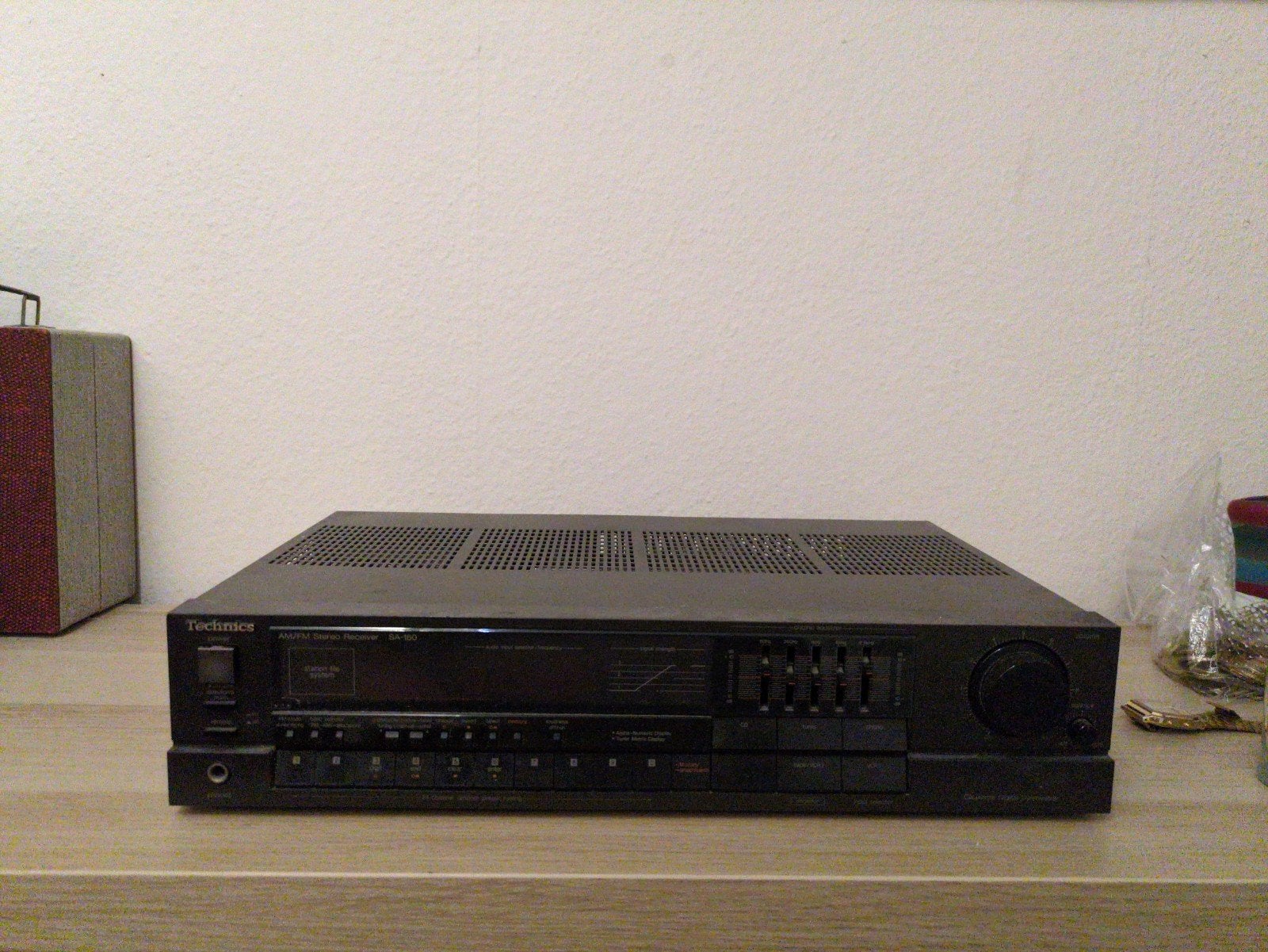 Technics versterker SA-160, Ophalen, Gebruikt, 120 watt of meer, Overige merken
