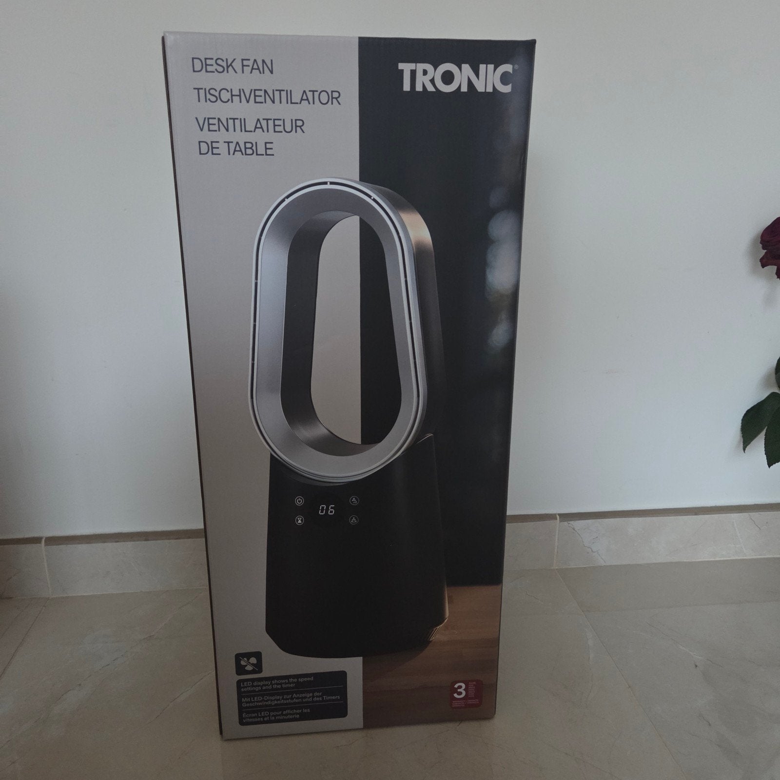 TRONIC Desk Fan - Stille Torenventilator i, Ophalen