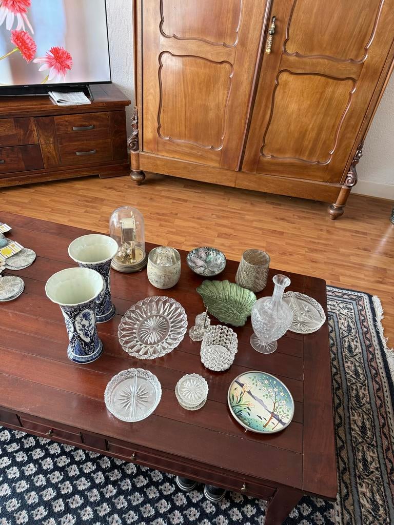 Diverse decoratie: Delfts Blauw, glaswerk, schaaltjes, etc., Ophalen of Verzenden