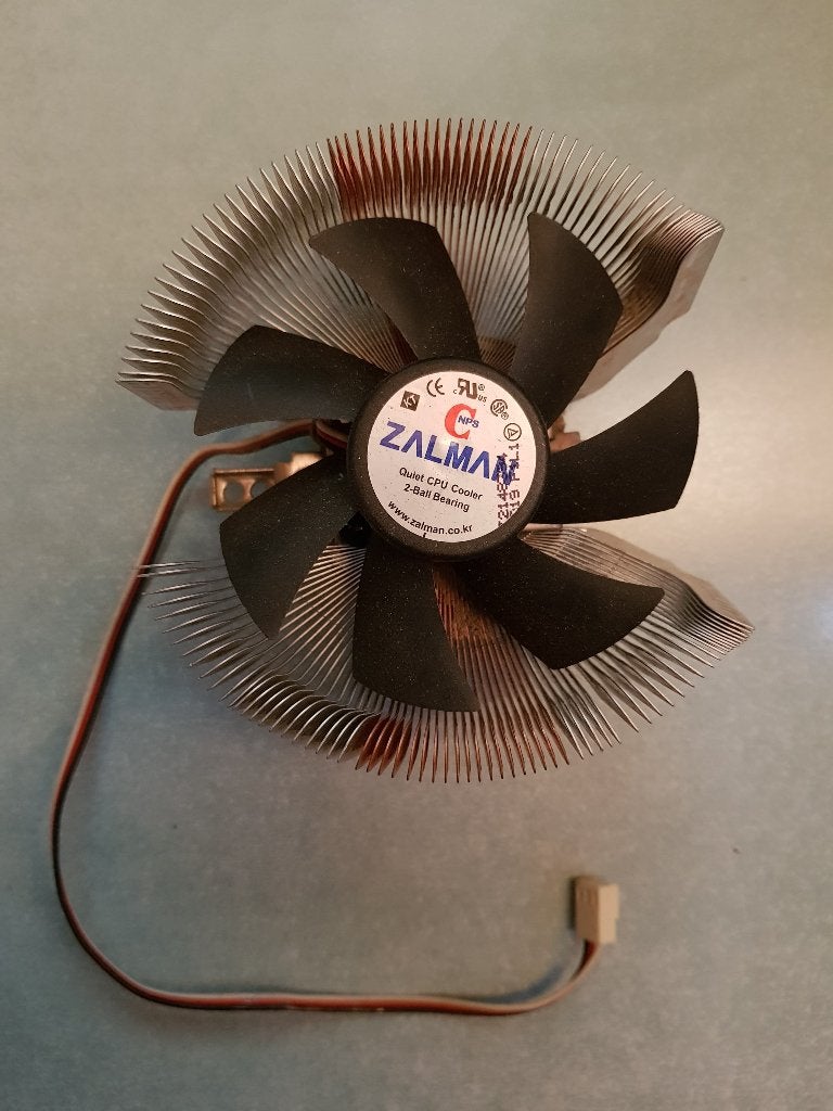 ZALMAN - CPU koeler - Doorsnee = 11cm - oa.voor vintage pc's, Computers en Software, Vintage Computers, Ophalen of Verzenden, Zalman