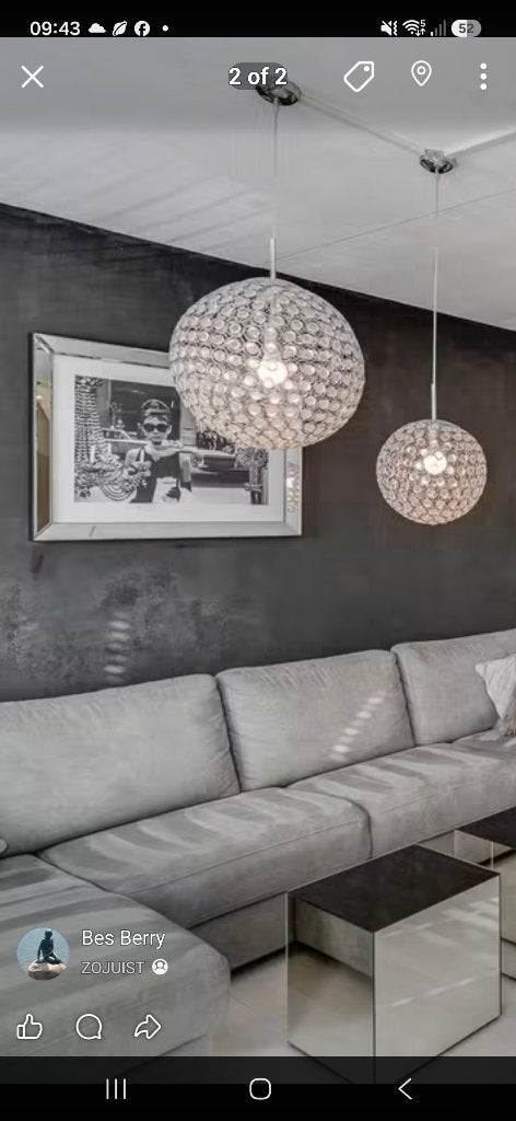 Set van twee lampen, Ophalen, Zo goed als nieuw, Glas, Erik Kusters Hotel chic