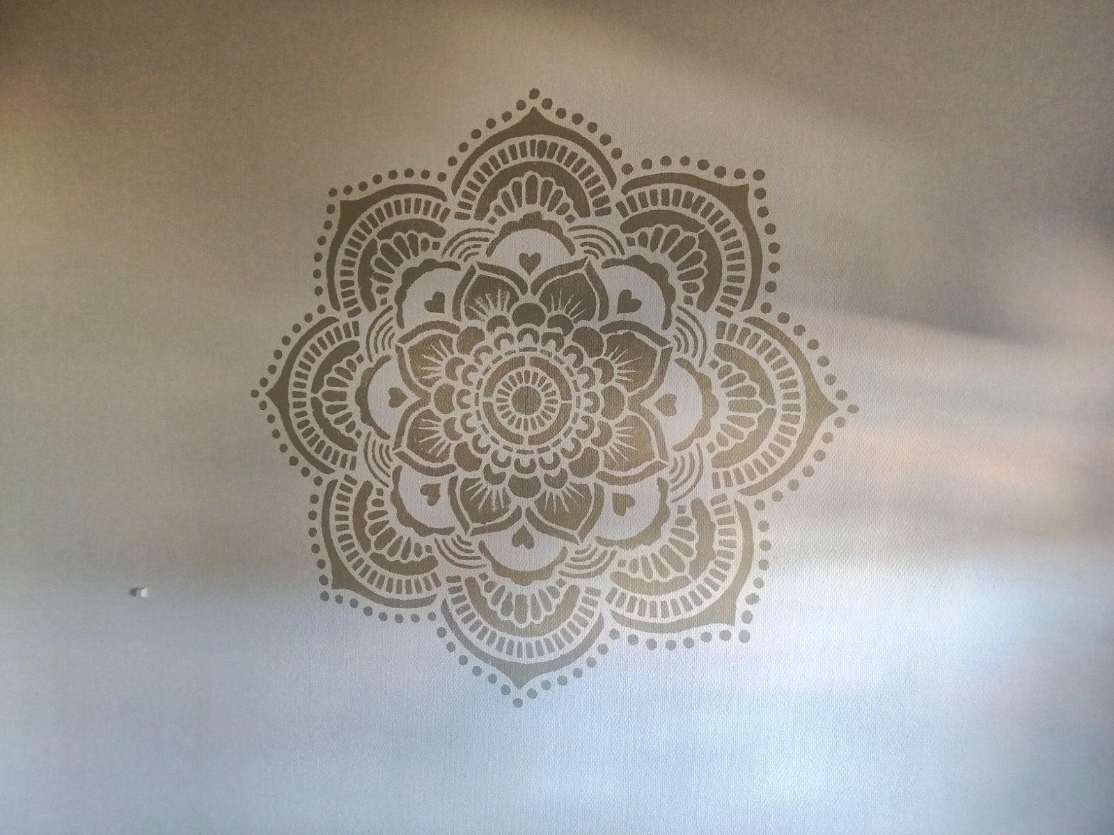 Grote Mandala Sjabloon - 115 cm breed/hoog, Ophalen of Verzenden