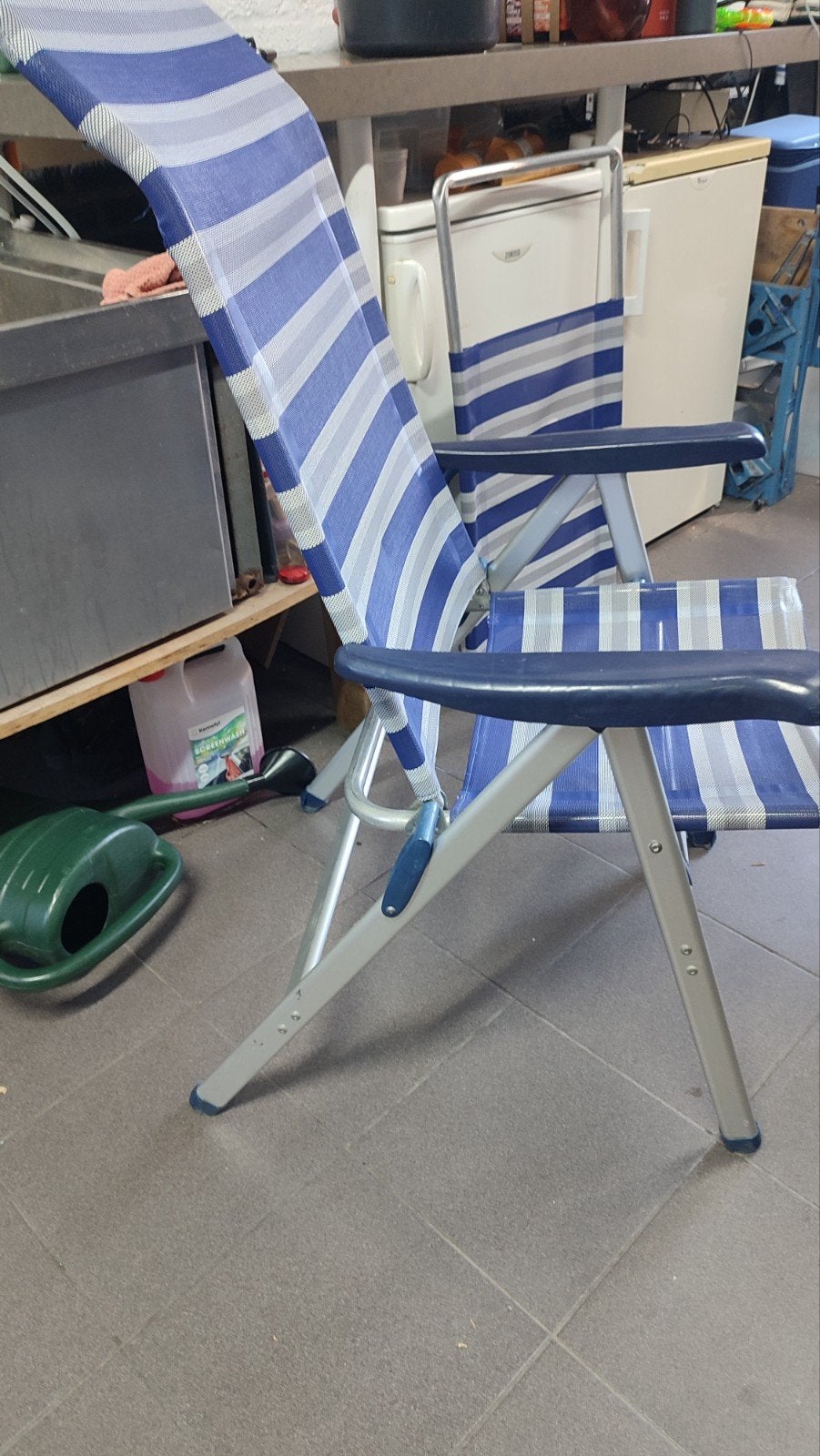 4 Crespo 5 standen stoelen, Caravans en Kamperen, Ophalen, Gebruikt, Campingstoel