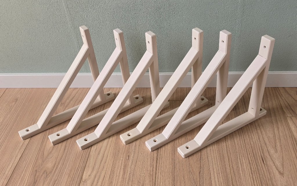 plankdragers IKEA VALTER wit 28cm (6 stuks), Ophalen, Gebruikt