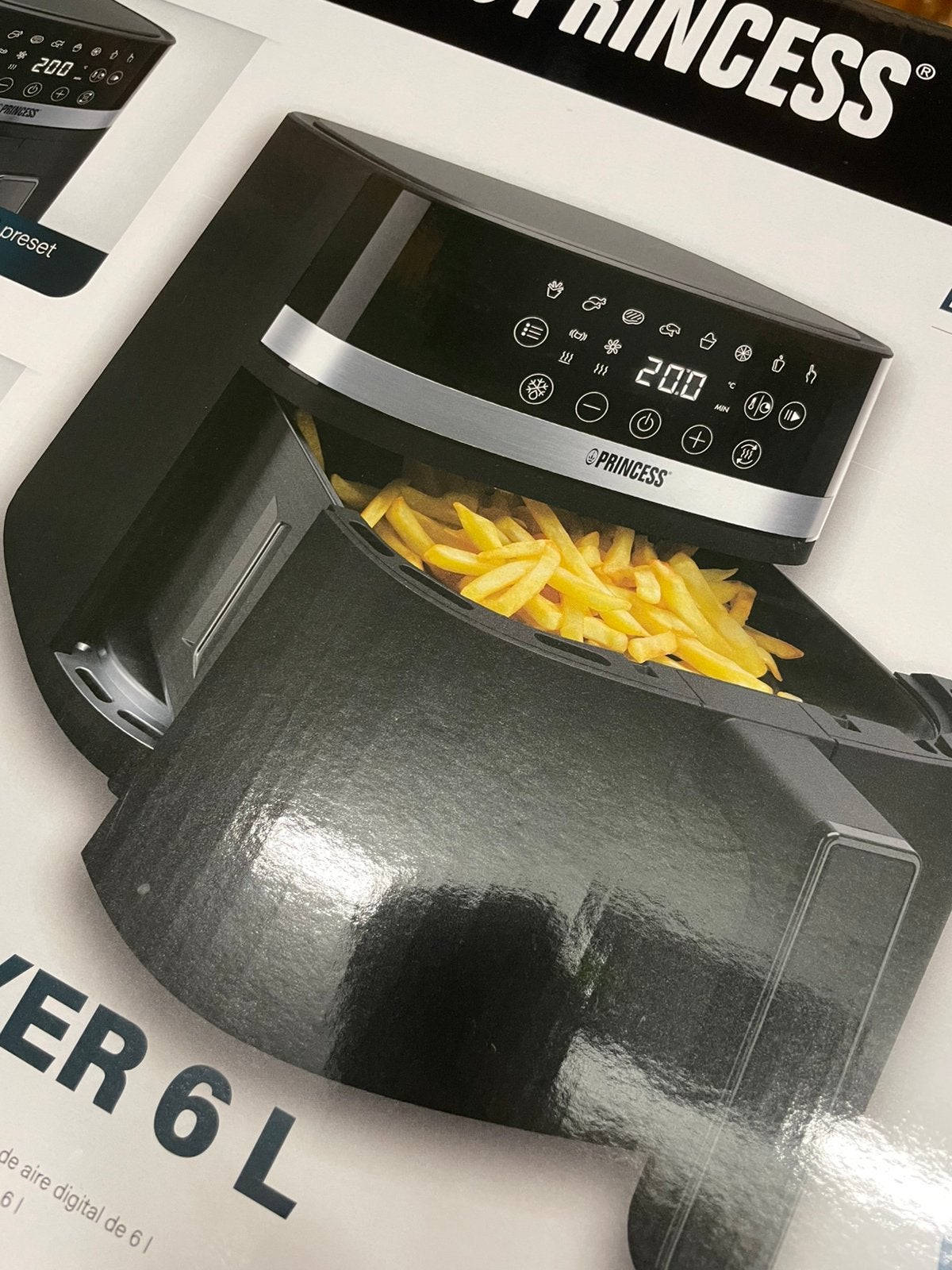 Princess Digital Airfryer, Witgoed en Apparatuur, Airfryers, Ophalen of Verzenden, Nieuw, Airfryer XL