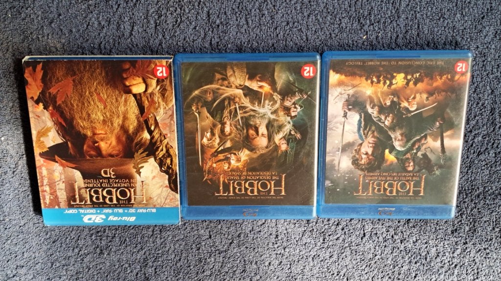 The Hobbit Trilogy "Blu Ray", Ophalen of Verzenden, Zo goed als nieuw