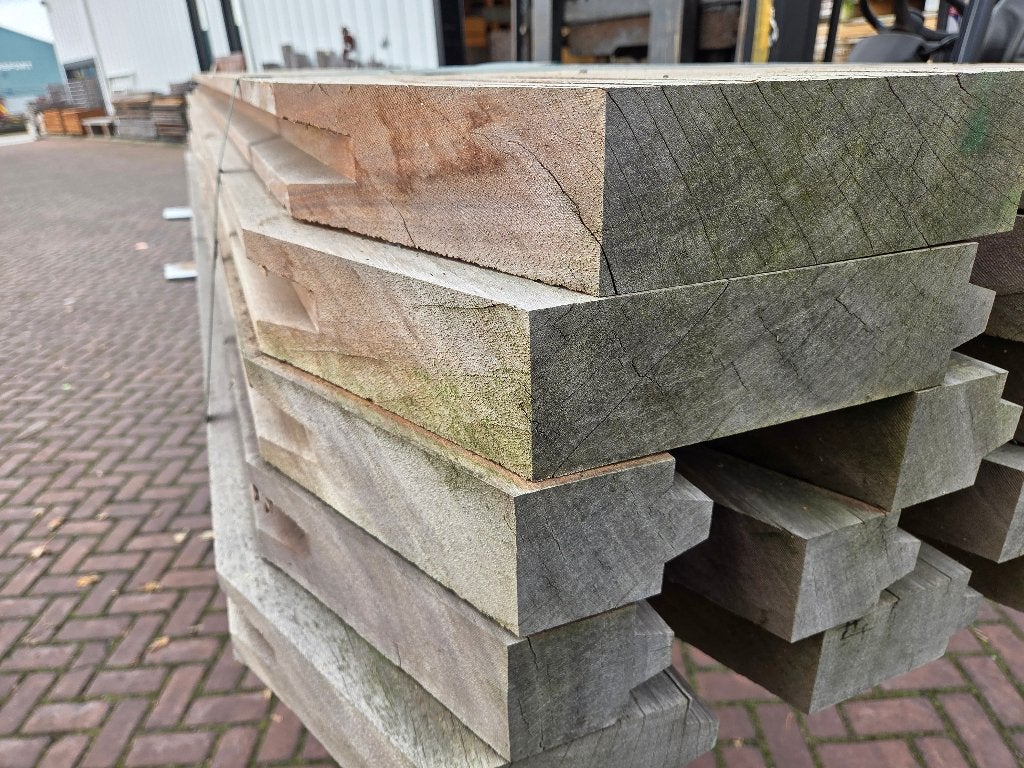 14 m2 hardhout Damwand 7 cm dik Azobé hout - nr: DW7, Ophalen, 250 cm of meer, Planken, Hardhout