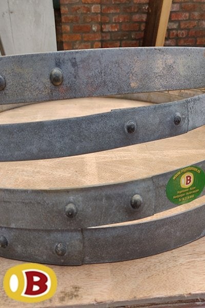 wijnvat ringen, 150 liter of meer, Verzenden, Gebruikt, Metaal