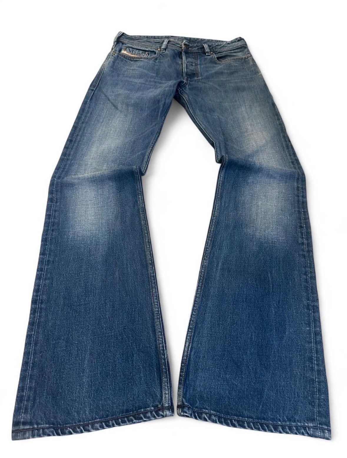 Diesel Zathan Bootcut Jeans 30x34 Y2K Denim 2005 Italië, Ophalen of Verzenden, Gedragen, Blauw, W32 (confectie 46) of kleiner