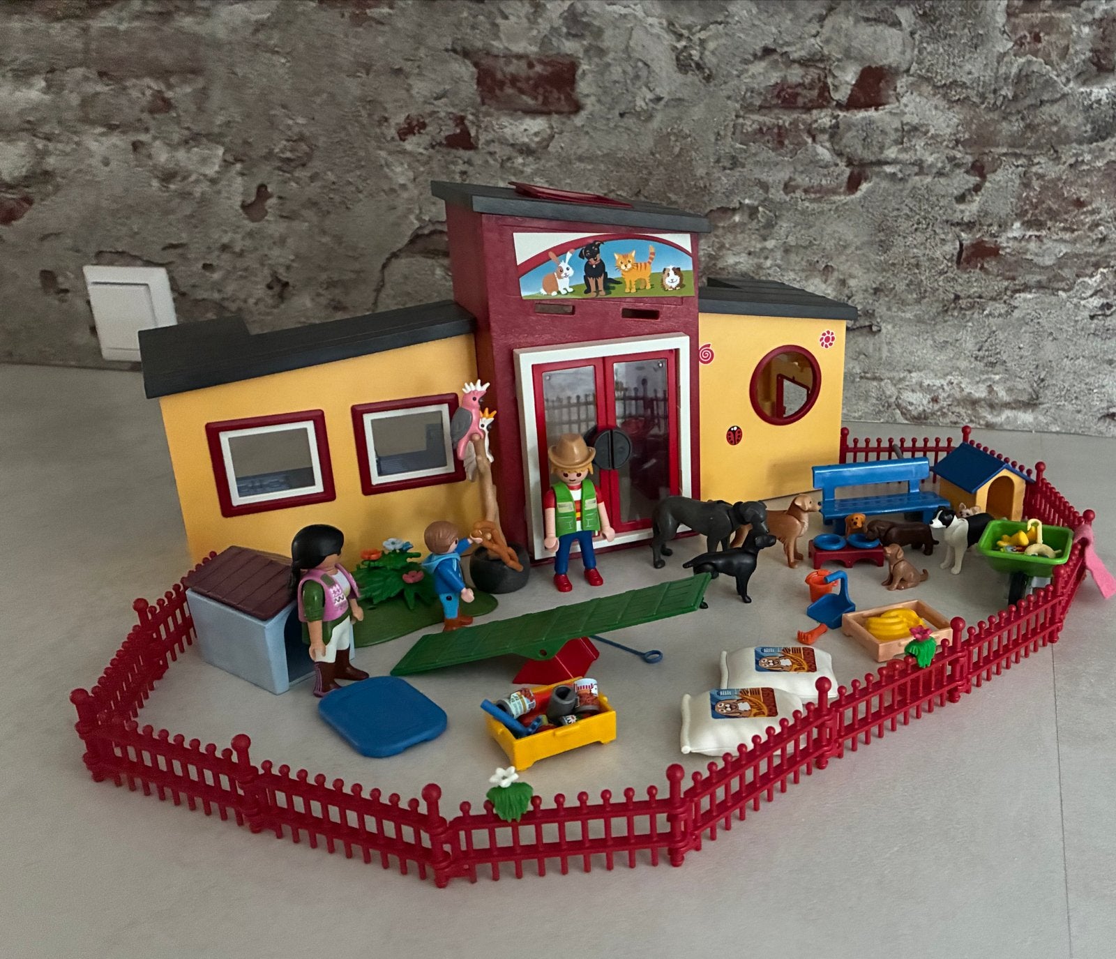 Playmobil Dierenpension / Dierenhotel met veel accessoires, Ophalen of Verzenden, Gebruikt, Jongen of Meisje