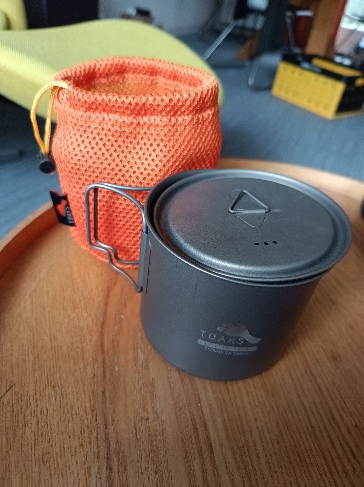 TOAKS Titanium Mok/Pannetje 550ml - Ultralicht & Duurzaam, Ophalen of Verzenden, Zo goed als nieuw