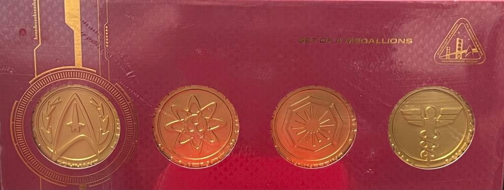 Star Trek Limited Edition Medaillon Set – Nieuw & Geseald, Ophalen, Nieuw