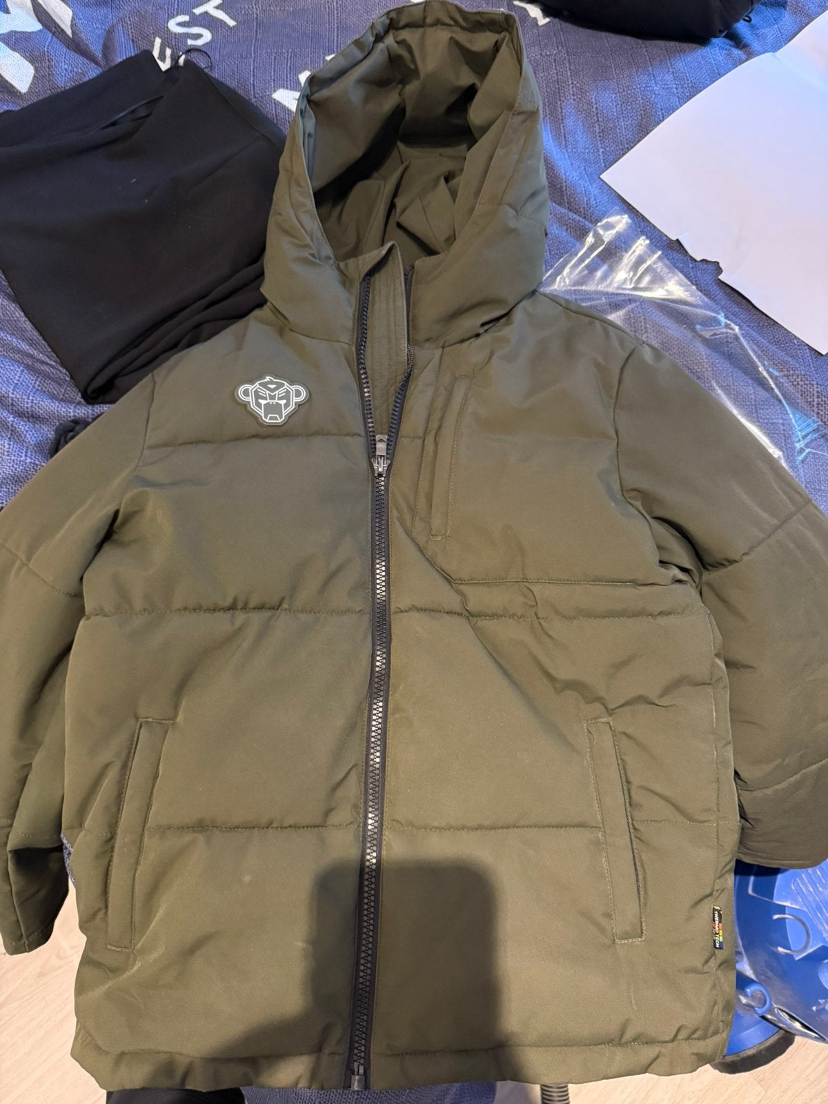 Black bananas winterjas maar 164, Kleding | Heren, Ophalen, Zo goed als nieuw, Maat 46 (S) of kleiner, Zwart
