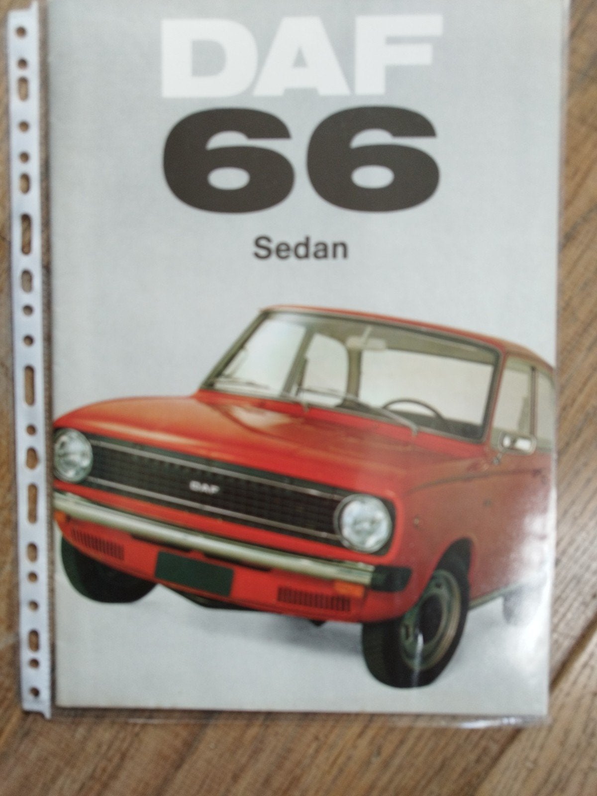 DAF 66 Sedan SuperLuxe brochure 1972 - Nederlands, Ophalen of Verzenden, Zo goed als nieuw, Overige merken, DAF