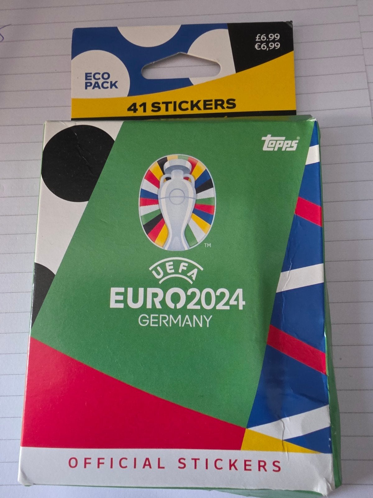 Panini euro 2024 sticker pak met 41 stickers, Ophalen of Verzenden, Nieuw, Sticker