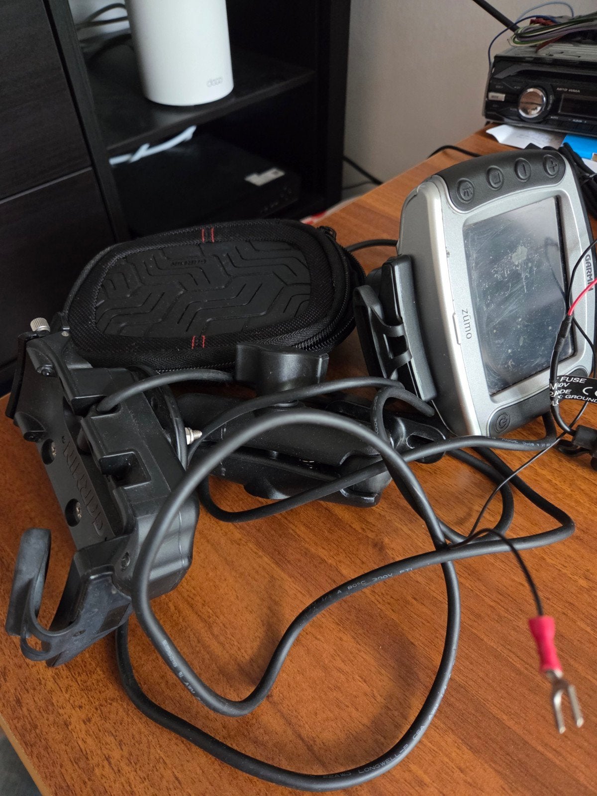 Garmin Zumo 550 motorfiets navigatiesysteem met accessoires, Ophalen of Verzenden, Gebruikt