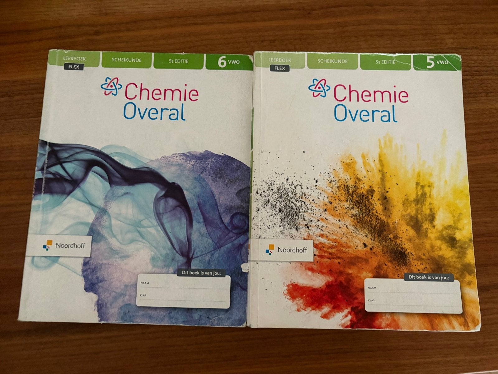 Chemie Overal 5e editie 5 VWO en 6 VWO Noordhoff, Boeken, Ophalen of Verzenden, Gelezen, VWO, Scheikunde