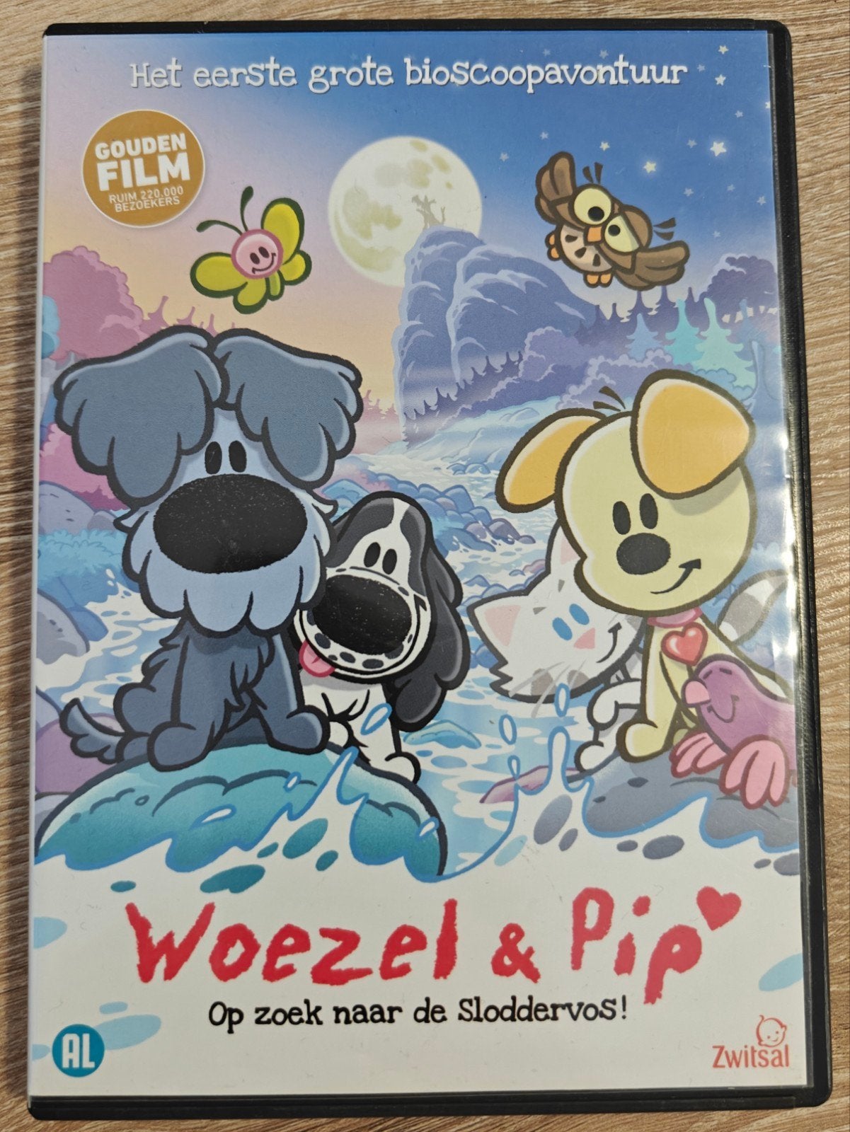 DVD - Woezel & Pip: op zoek naar de sloddervos, Europees, Alle leeftijden, Zo goed als nieuw, Kinderprogramma of -film