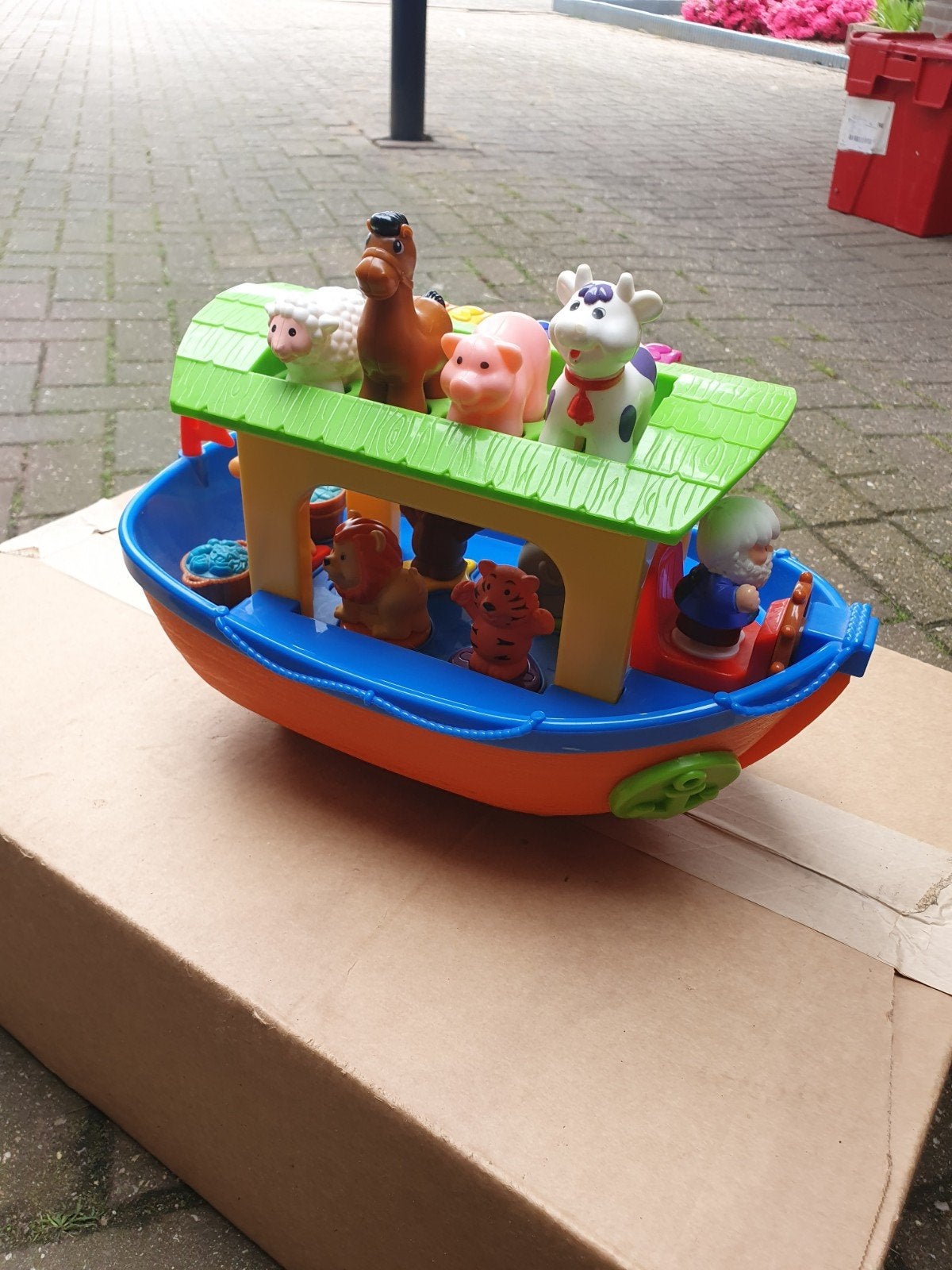 Speelgoed Ark van Noach met Dieren en Geluid, Ophalen, Gebruikt, Overige typen, Met geluid