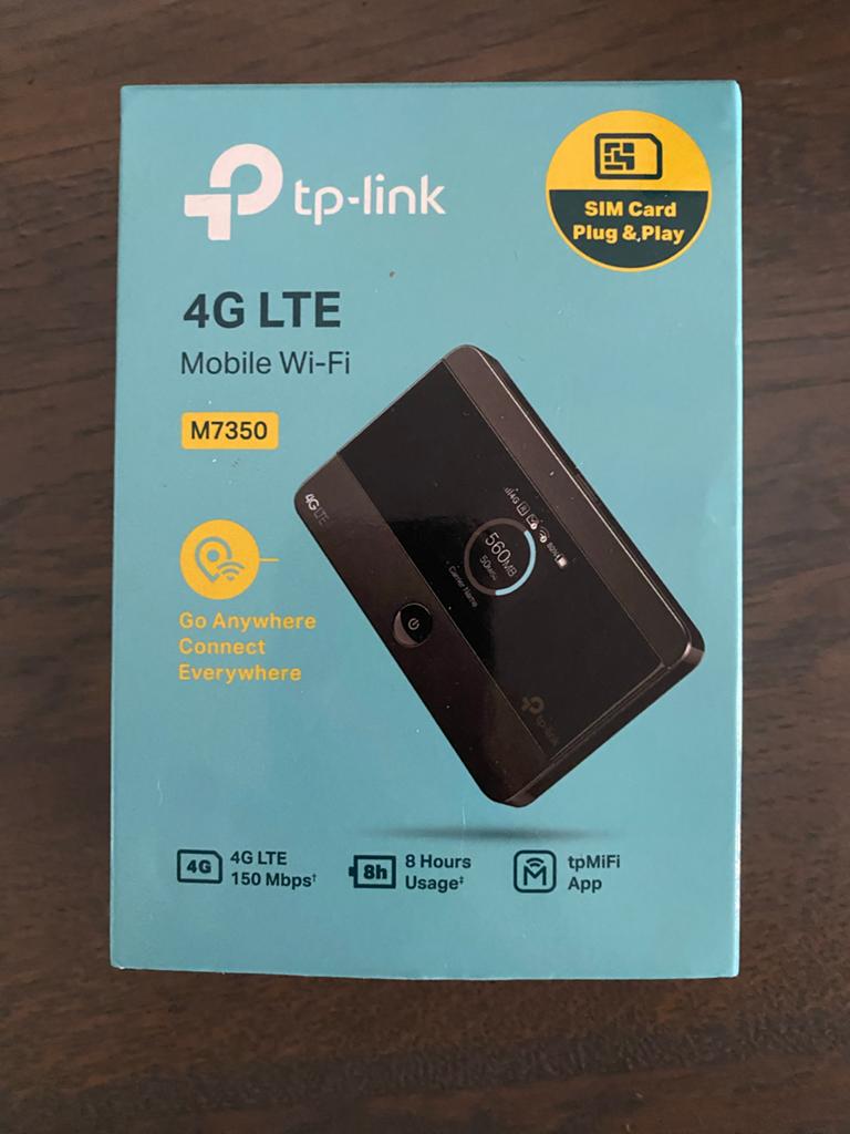 TP-Link M7350 4G LTE Mobiele Wi-Fi Router, Ophalen of Verzenden, Zo goed als nieuw, Router