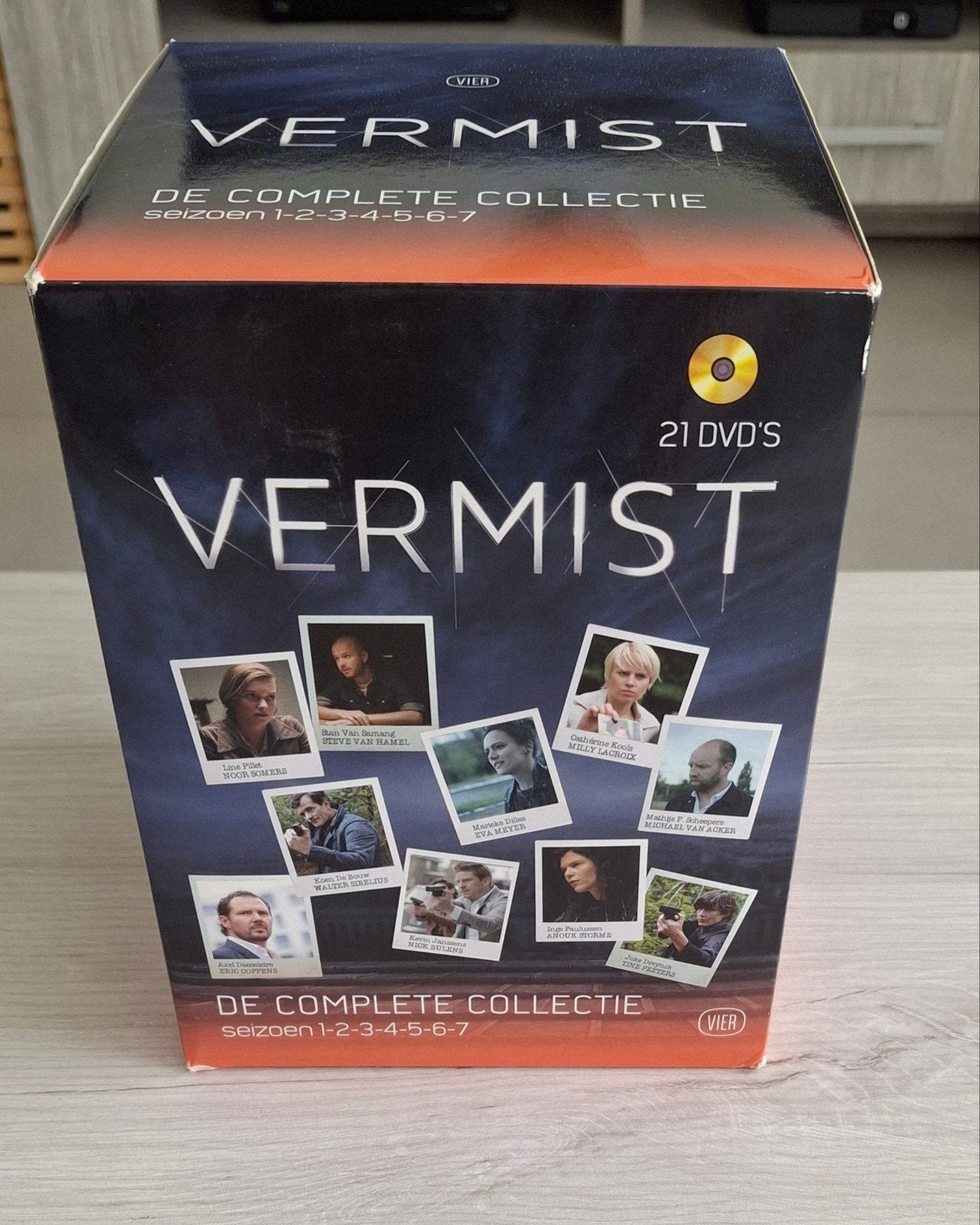 Complete vlaamse serie vermist in luxeboxset, Alle leeftijden, Ophalen of Verzenden, Zo goed als nieuw, Drama