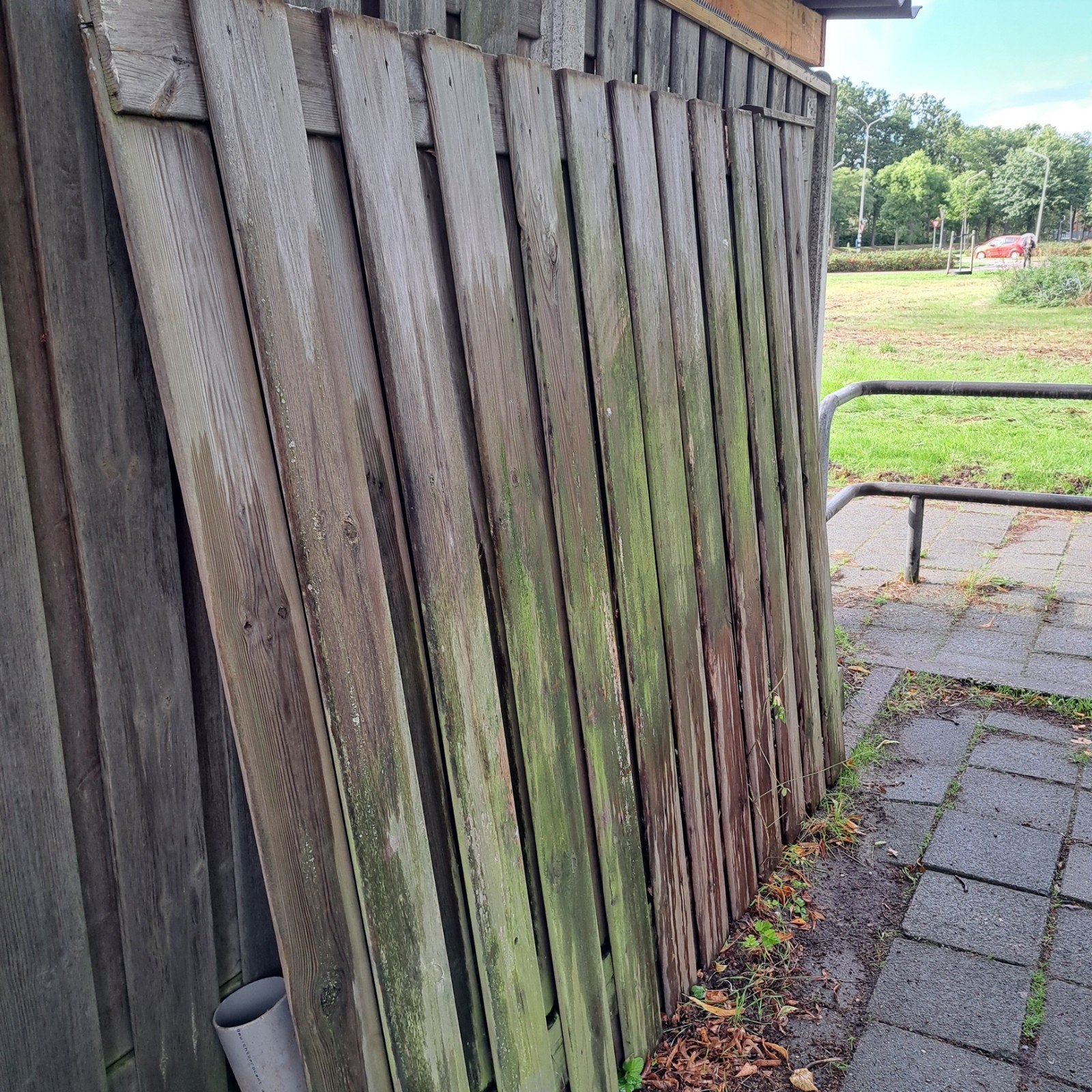 schutting, Ophalen, Minder dan 3 meter, Hout, 1 tot 2 meter